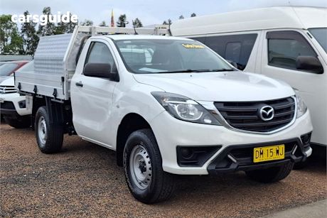 White 2019 Mazda BT-50 Cab Chassis Xt (4X2) (5Yr)