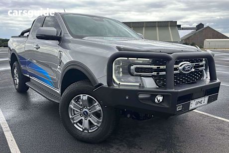 Silver 2024 Ford Ranger Ute Tray XLT 4X4