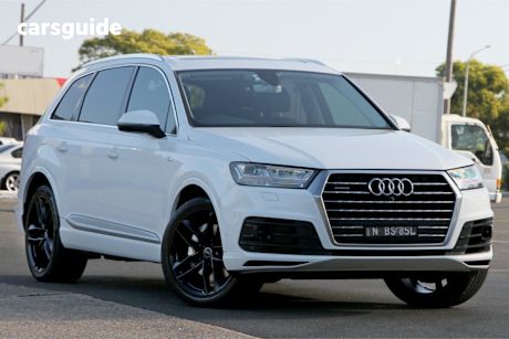 White 2015 Audi Q7 SUV TDI 4WD
