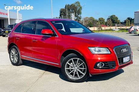 Red 2016 Audi Q5 SUV TDI 4WD