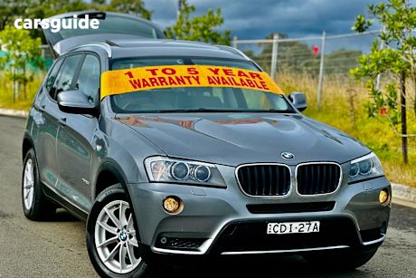 Grey 2011 BMW X3 Wagon Xdrive 20D