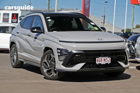 Grey 2025 Hyundai Kona SUV PREMIUM N LINE F