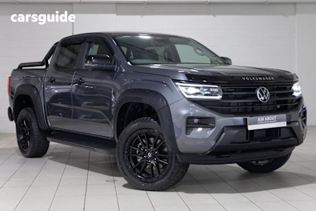 Grey 2024 Volkswagen Amarok Dual Cab Utility Style Tdi600 4Motion