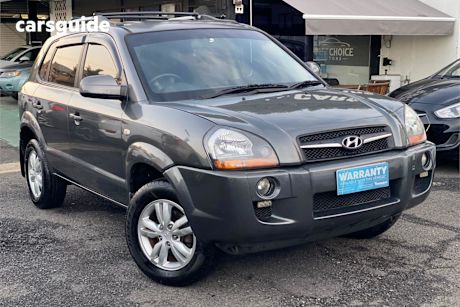 Grey 2008 Hyundai Tucson SUV CITY SX F