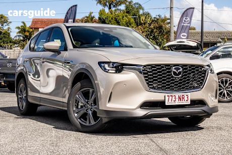 Beige 2025 Mazda CX-60 Wagon G40E Evolve Hybrid