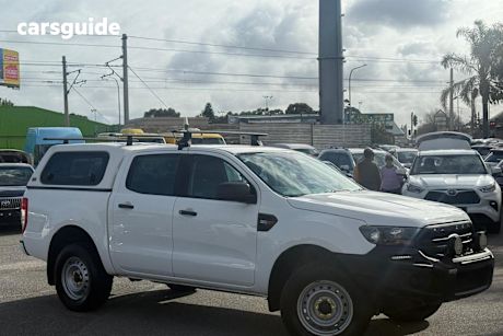 White 2021 Ford Ranger Ute Tray XL 4X4