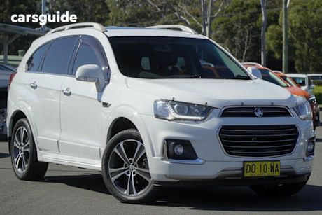 White 2017 Holden Captiva SUV LTZ 4X4