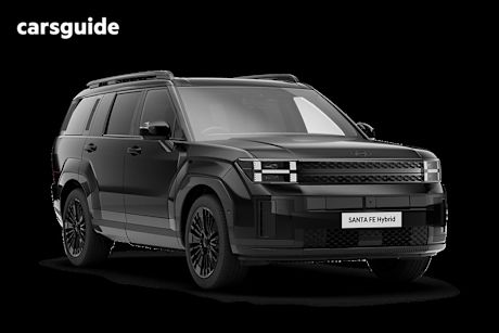 Black 2025 Hyundai Santa FE SUV HYBRID CALLIGRAPHY 4X4