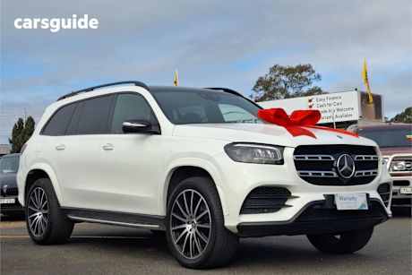 White 2019 Mercedes-Benz GLS-Class SUV GLS400 D 4WD
