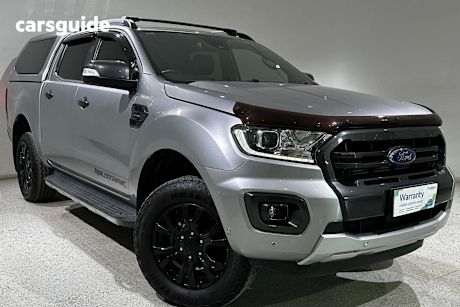 Silver 2021 Ford Ranger Ute Tray WILDTRAK 4X4