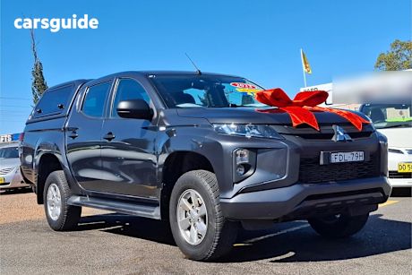 Grey 2023 Mitsubishi Triton Ute Tray GLX+ 4X4