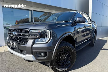 Grey 2024 Ford Ranger Ute Tray TREMOR 4X4