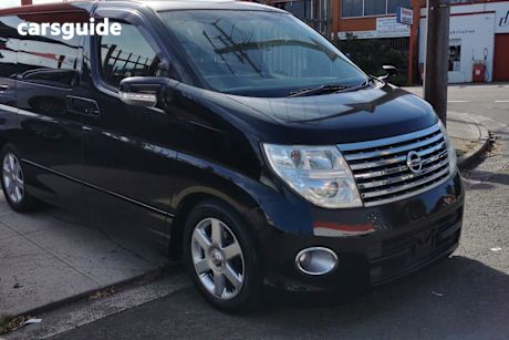 Black 2007 Nissan Elgrand Wagon