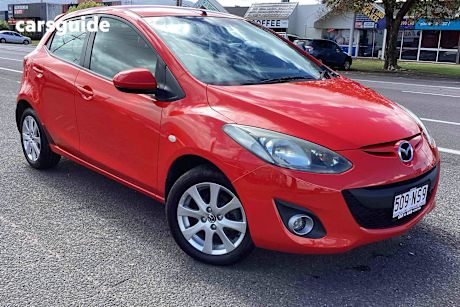 Red 2013 Mazda Mazda2 Hatch MAXX SPORT F