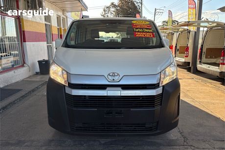 White 2019 Toyota HiAce Van Lwb