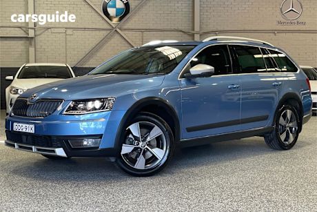 Blue 2015 Skoda Octavia SUV SCOUT PREMIUM 132TSI 4X4
