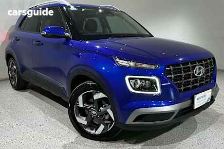 Blue 2023 Hyundai Venue SUV ELITE F