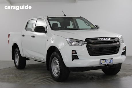 White 2023 Isuzu D-MAX Crew Cab Utility Sx (4X2) High-Ride