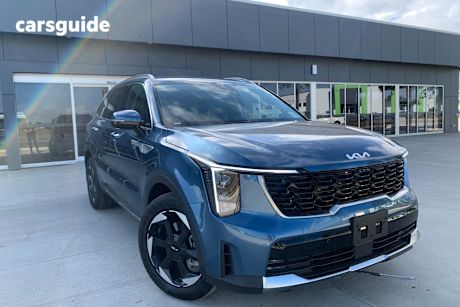 Blue 2025 Kia Sorento Wagon Sport+ 7 Seat