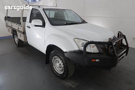 White 2015 Isuzu D-MAX Ute Tray SX 4X4