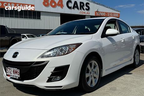 White 2010 Mazda Mazda3 Sedan DIESEL