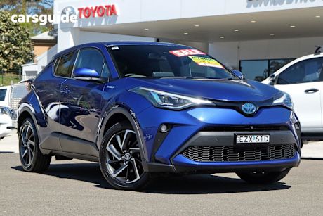 Blue 2023 Toyota C-HR SUV KOBA F
