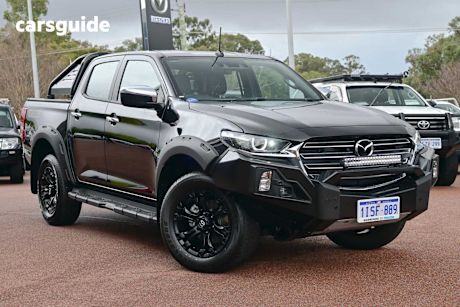 Black 2024 Mazda BT-50 Ute Tray THUNDER 4X4
