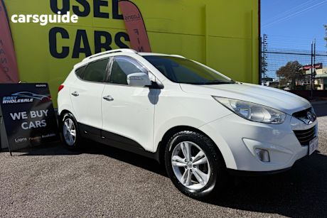 White 2011 Hyundai IX35 SUV ELITE 4WD