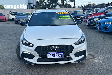 White 2022 Hyundai I30 Hatch N LINE F
