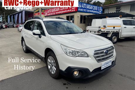 White 2017 Subaru Outback Wagon 2.0D