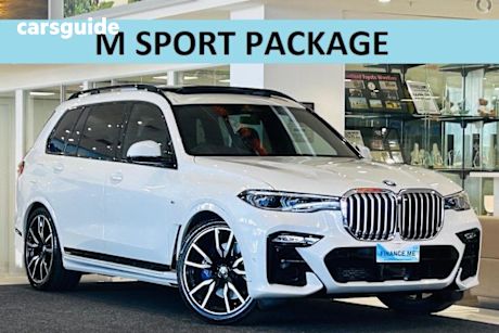 White 2020 BMW X7 SUV XDRIVE30D 4X4