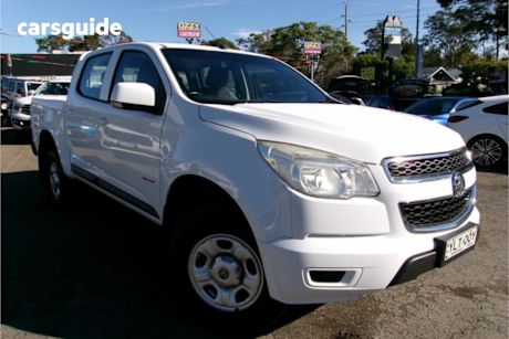 White 2013 Holden Colorado Crew Cab Pickup Lx (4X2)