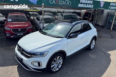 White 2022 Volkswagen T-ROC Wagon 110Tsi Style (Restricted Feat)