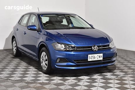 Blue 2021 Volkswagen Polo Hatch 70TSI TRENDLINE F