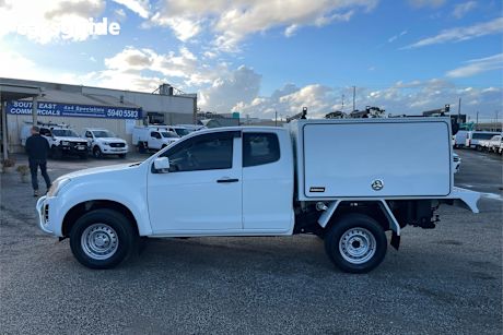 White 2019 Isuzu D-MAX Ute Tray SX 4X4