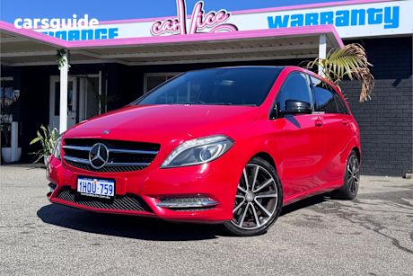 Red 2012 Mercedes-Benz B250 Hatchback Be