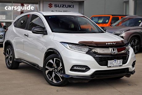 White 2021 Honda HR-V SUV RS F