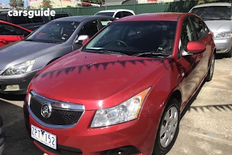 Red 2012 Holden Cruze Sedan CD F