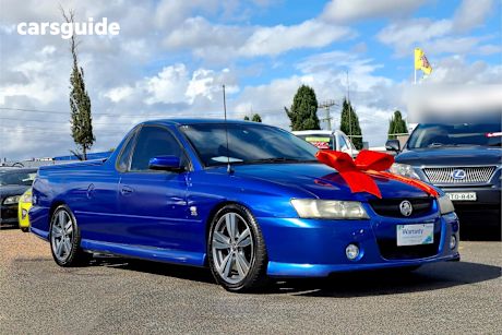 Blue 2005 Holden UTE Ute Tray S R