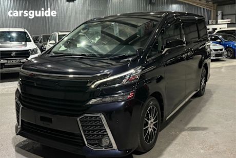 Black 2016 Toyota Vellfire SUV