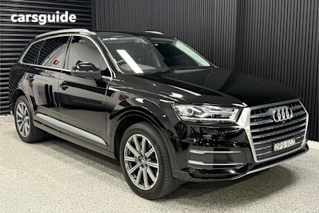 Black 2017 Audi Q7 SUV TDI 4WD