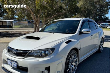 White 2012 Subaru WRX Sedan STI (AWD) S206
