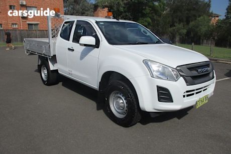 White 2018 Isuzu D-MAX Space Cab Chassis Sx (4X4)