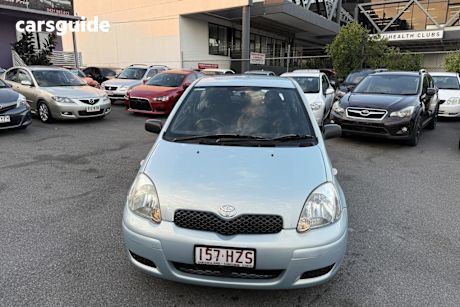 Blue 2003 Toyota Echo Hatchback