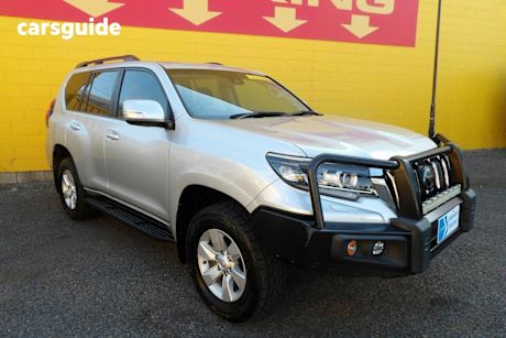Silver 2018 Toyota Landcruiser Prado Wagon Gxl (4X4)