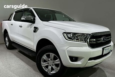 White 2019 Ford Ranger Ute Tray XLT 4X4