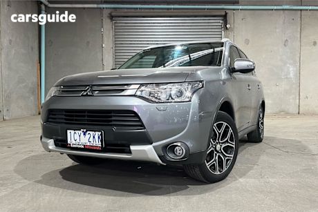 Grey 2014 Mitsubishi Outlander Wagon Aspire (4X4)