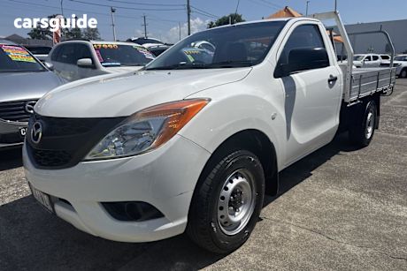 White 2015 Mazda BT-50 Cab Chassis Xt (4X2)