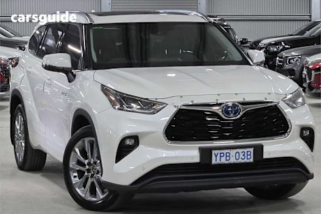 White 2021 Toyota Kluger SUV GRANDE 4X4