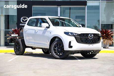 White 2025 Mazda BT-50 Dual Cab Chassis Xt (4X4)